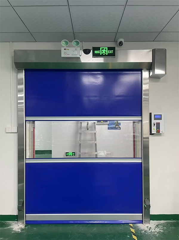 两当快速两当卷帘门在冷链物流仓储区的应用实践